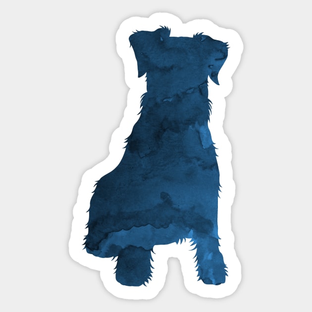 Schnauzer Dog Art Sticker by TheJollyMarten